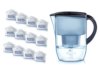 BRITA Wasserfilter Jahrespaket Fjord Cool mitternachtsblau -