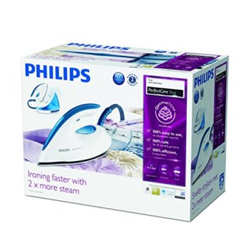 Philips GC7011/20 PerfectCare Viva Dampfbügelstation (OptimalTemp, 160g Dampfstoß, 1,7 l Wassertank) türkis - 5