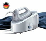 Braun CareStyle 3 IS 3042/1 Dampfbügelstation, 2.400 W, 5,5 bar, Dampfstoß: 330 g/min, Abnehmbarer 2 l Wassertank, Integrierter Textilschutz, Eco-Funktion, Weiß - 1