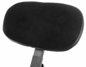 Classic Cantabile ST-200 PRO Stehhilfe Stehstuhl Stehsitz Bügelstuhl (massives Stahlgestell, Gummifüßen, Sitzhöhe 5-Stufig, 57-81 cm einstellbar, Sitzfläche BxHxT: 41 cm x 8,5 cm x 37 cm) - 3