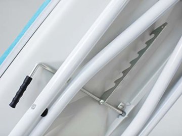 Leifheit Bügeltisch Air Active Express L für schnelles Bügeln, Bügelbrett zum Bügeln ohne Falten, Bügelbrett für Dampfbügelstationen für glatte Wäsche - 9